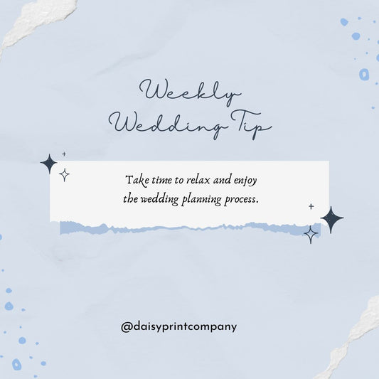Weekly Wedding Tip #3