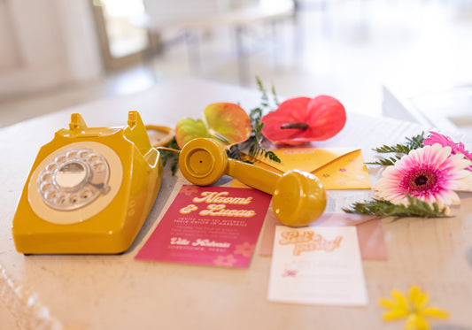 Tropical Ties to the 1960's Styled Shoot in Jonestown, Texas