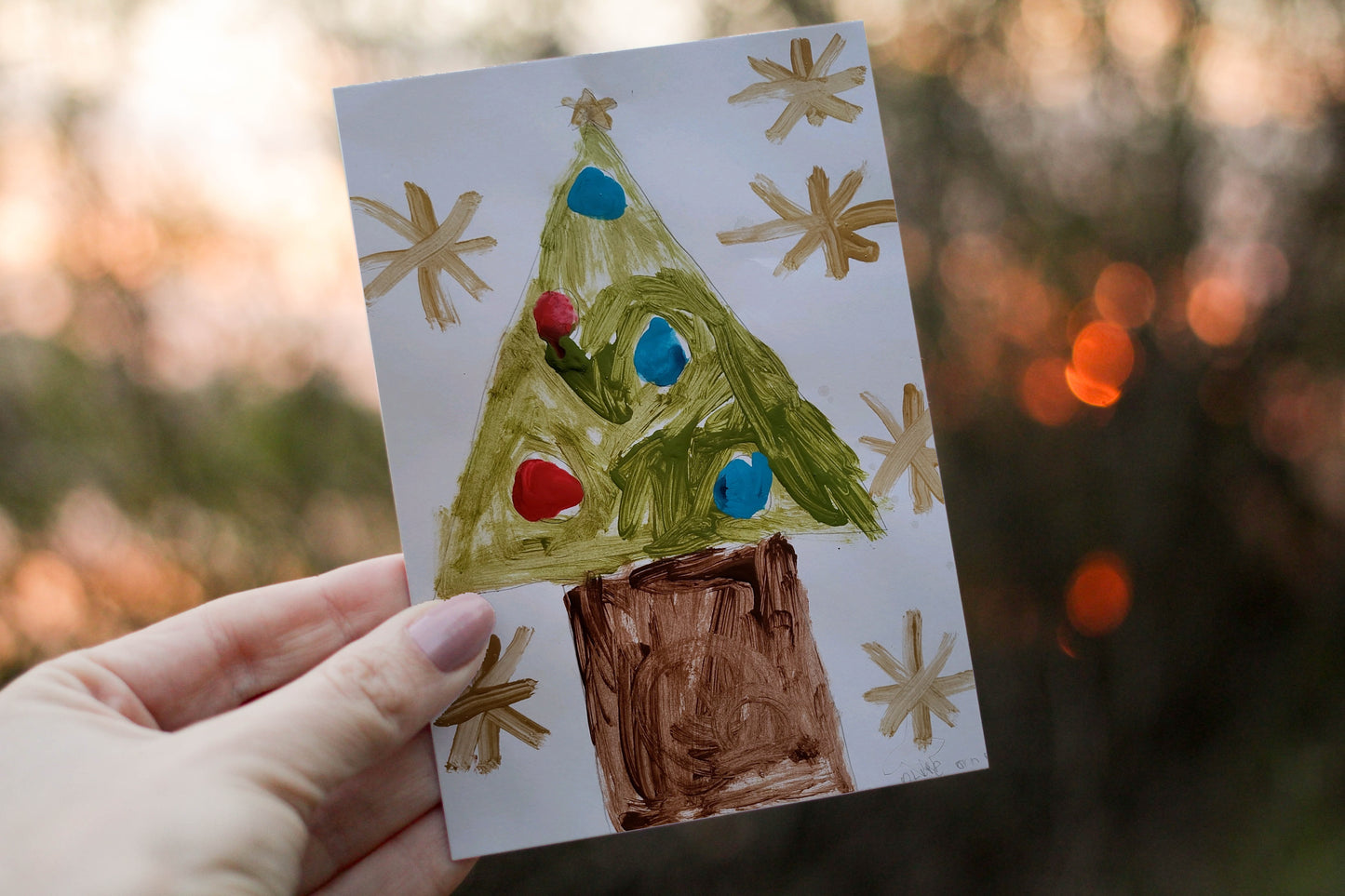 Christmas Tree Card by Ollie's Originals