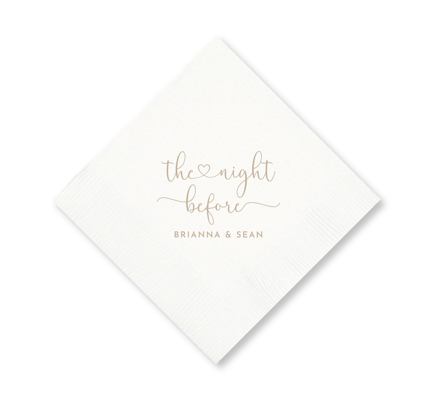 Rehearsal Dinner Printed Napkins