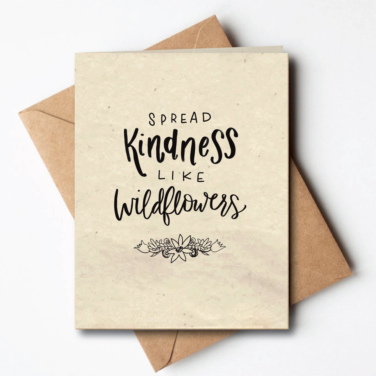 PLANTABLE Seed Paper Card - Spread Kindness Like Wildflowers