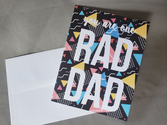 Father's Day Card - Rad Dad