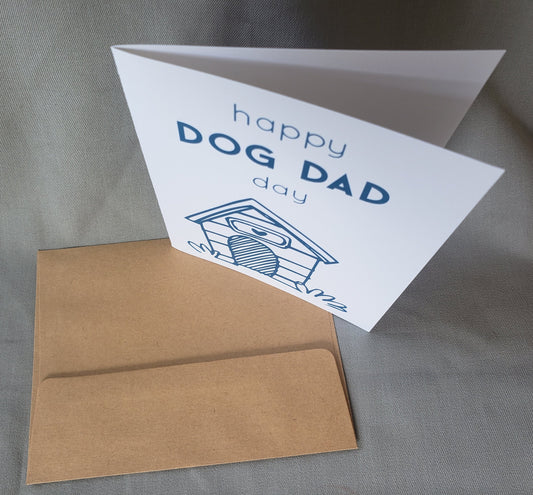 Father's Day Card - Happy Dog Dad Day