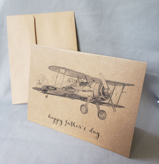 Father's Day Card - Happy Father's Day Airplane