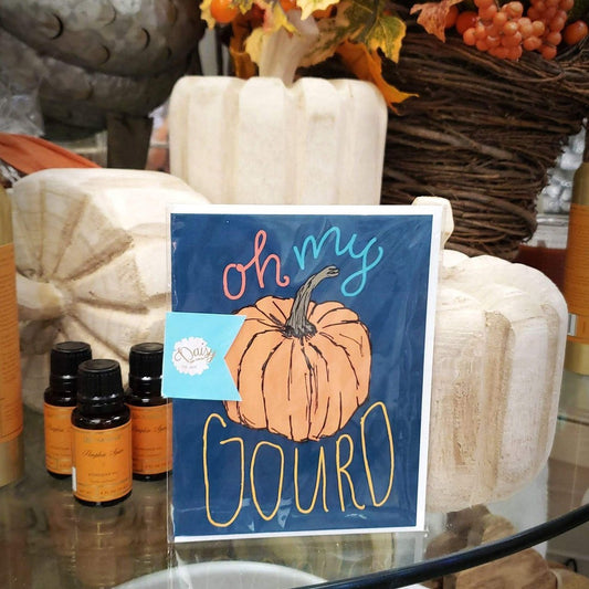 Fall & Halloween Card - Oh My Gourd