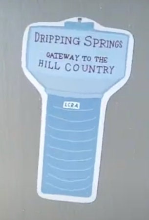 Vinyl Decal Sticker - Dripping Springs Water Tower