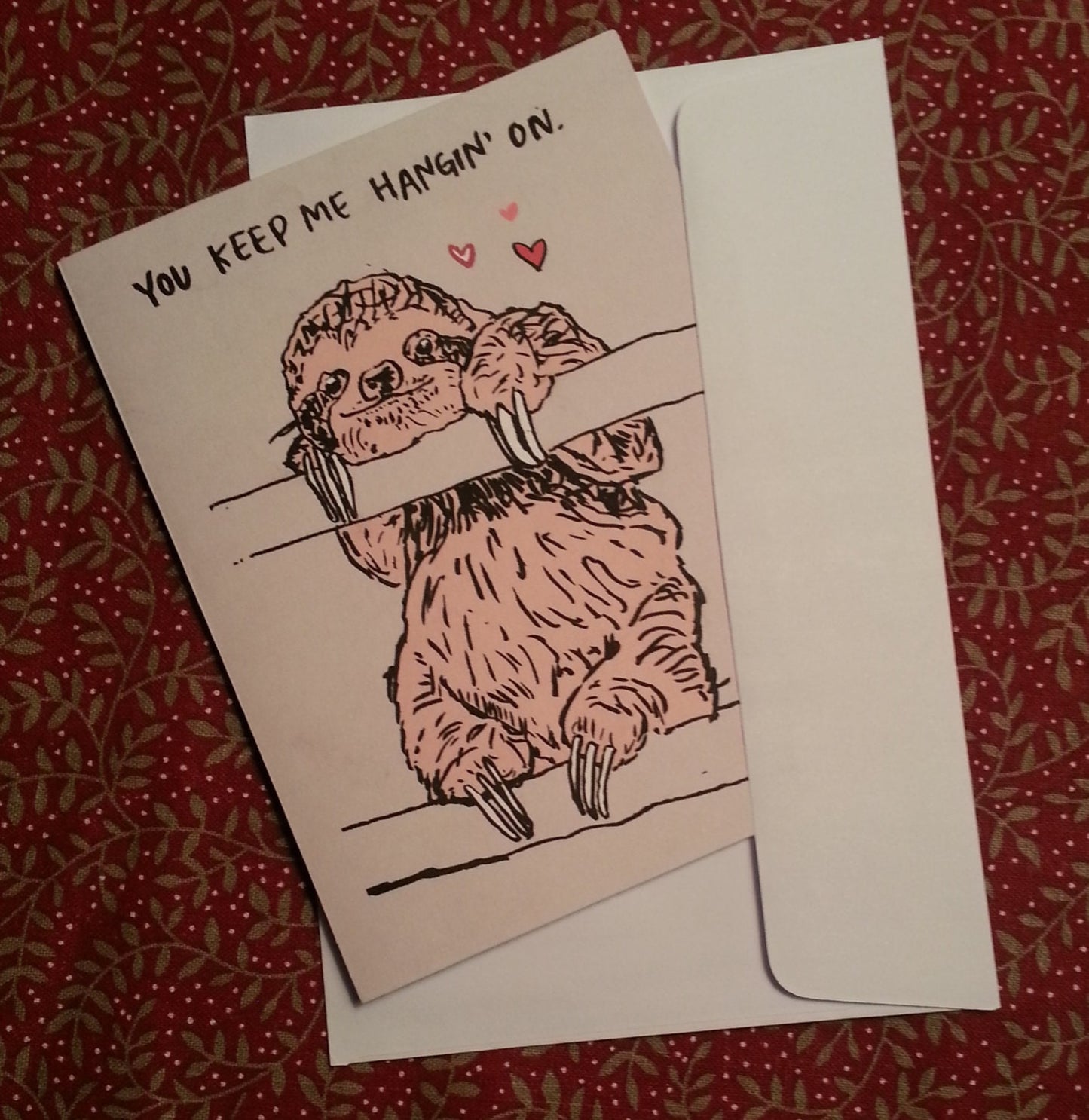 Valentine's Day Card - You Keep Me Hangin' On